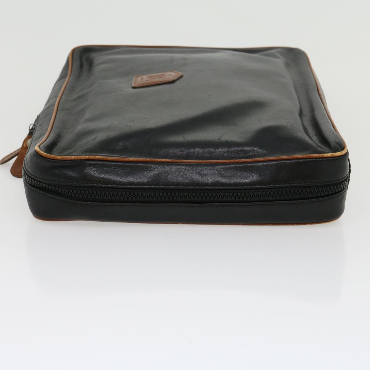 Luxury CELINE Clutch Bag Leather Black  ar7220