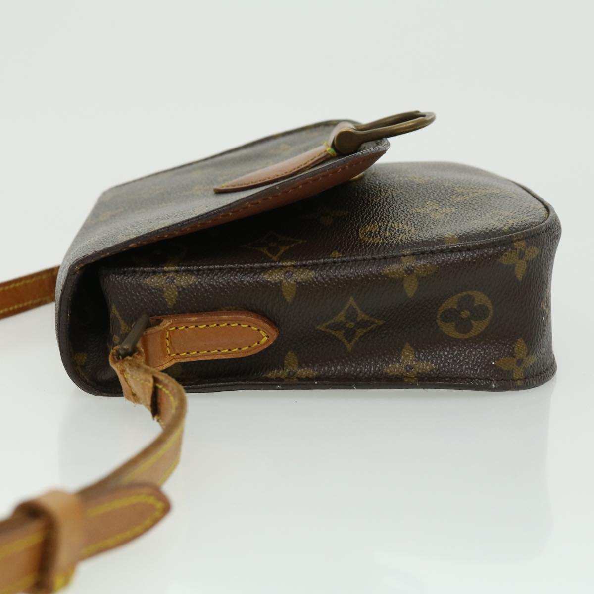 LOUIS VUITTON Monogram Saint Cloud MM Shoulder Bag LV Auth ar7455