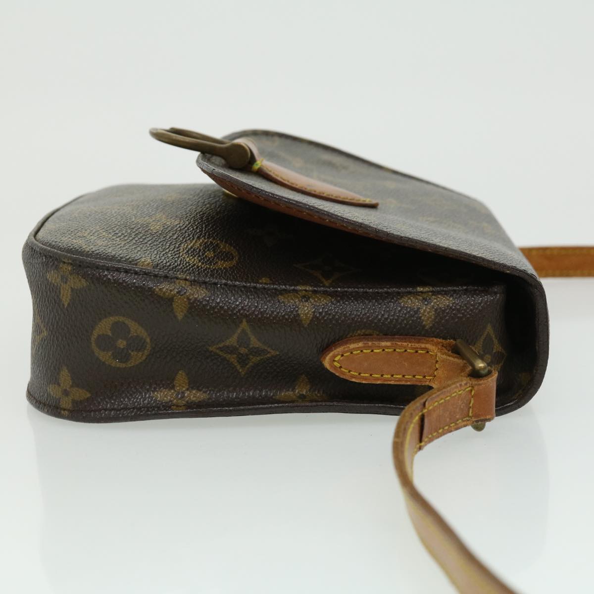LOUIS VUITTON Monogram Saint Cloud MM Shoulder Bag LV Auth ar7455