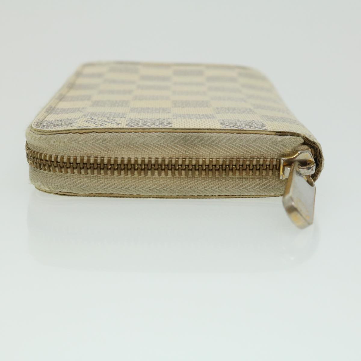 LOUIS VUITTON Damier Azur Zippy Wallet Long Wallet N60019 LV Auth ar7513