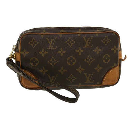 LOUIS VUITTON Monogram Marly Dragonne PM Clutch Bag M51827 LV ar7724B