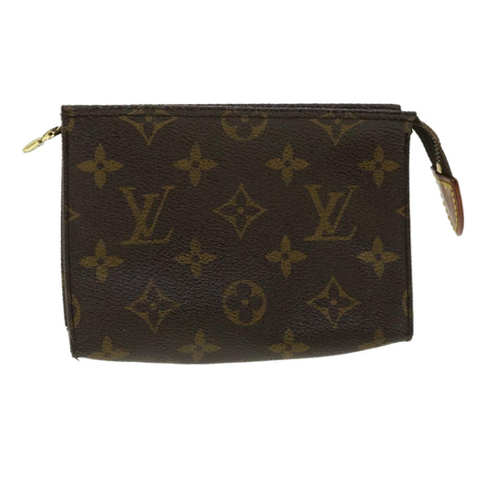 LOUIS VUITTON Monogram Poche Toilette 15 Pouch M47546 LV Auth ar7878B