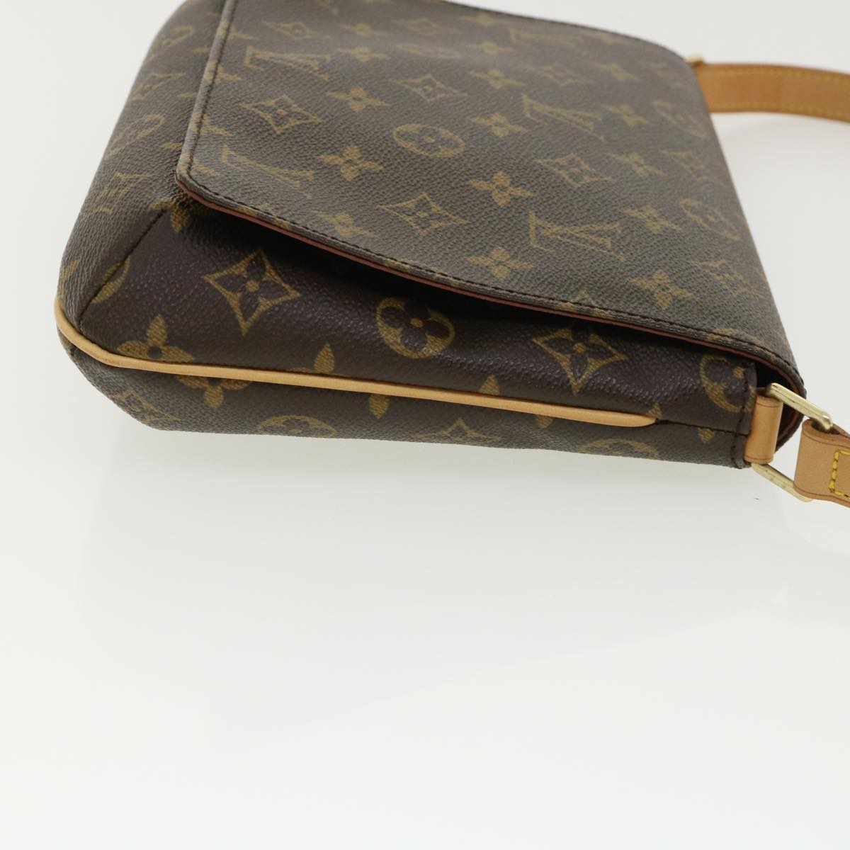 LOUIS VUITTON Monogram Musette Tango Shoulder Bag M51257 LV Auth ar8690