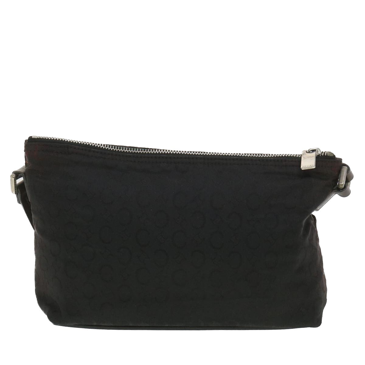 Luxury CELINE C Macadam Canvas Shoulder Bag Black  ar9020