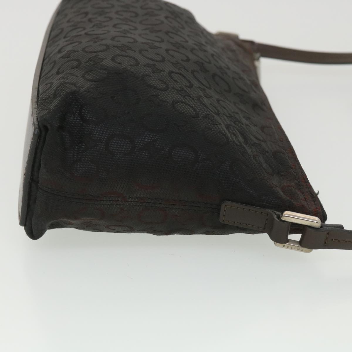 Luxury CELINE C Macadam Canvas Shoulder Bag Black  ar9020