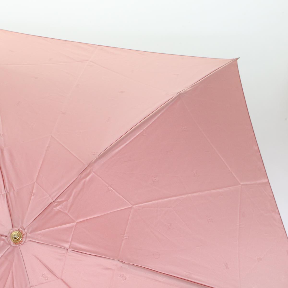 Luxury CELINE Macadam Canvas Folding Umbrella Nylon Pink  ar9495