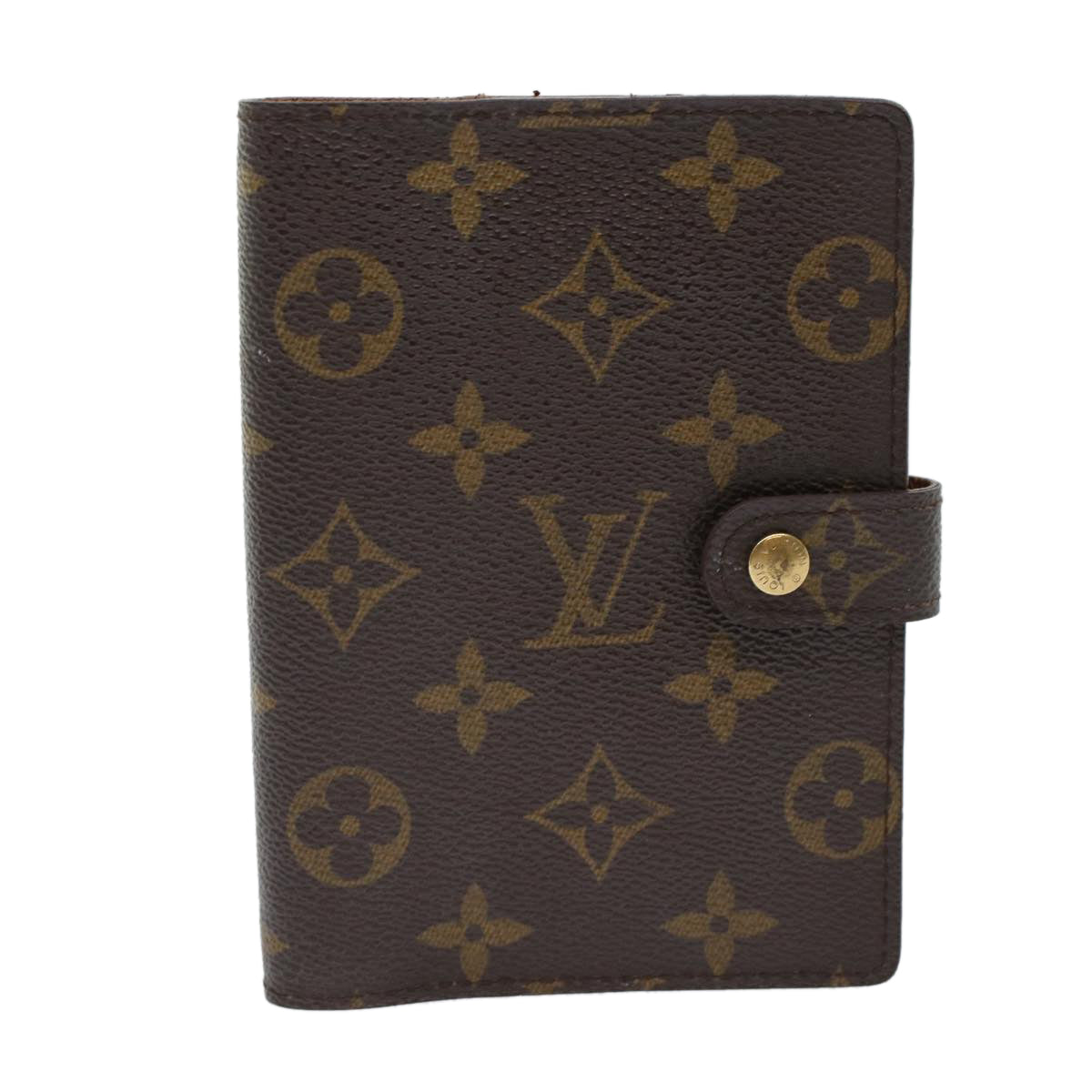 LOUIS VUITTON Monogram Agenda PM Day Planner Cover R20005 LV Auth ar9691B
