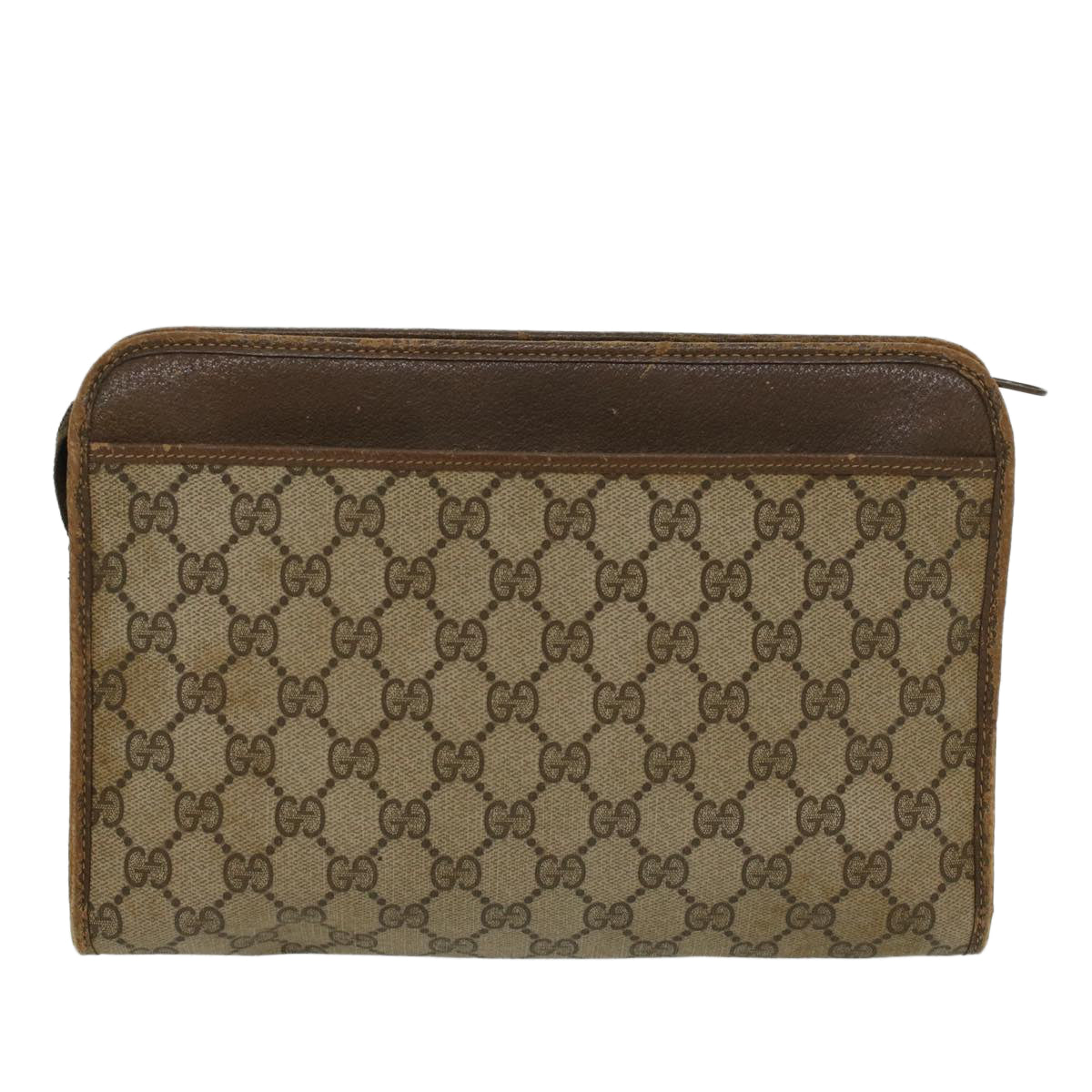 Gucci Leather Canvas Clutch