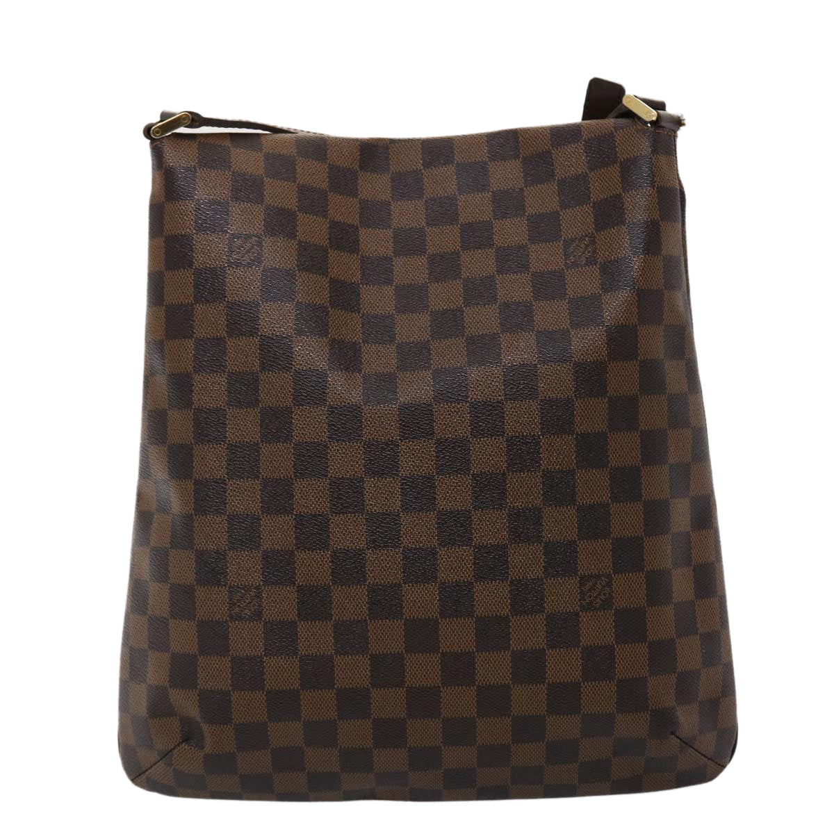 LOUIS VUITTON Damier Ebene M tte Shoulder Bag N51302 LV Auth ar9711B