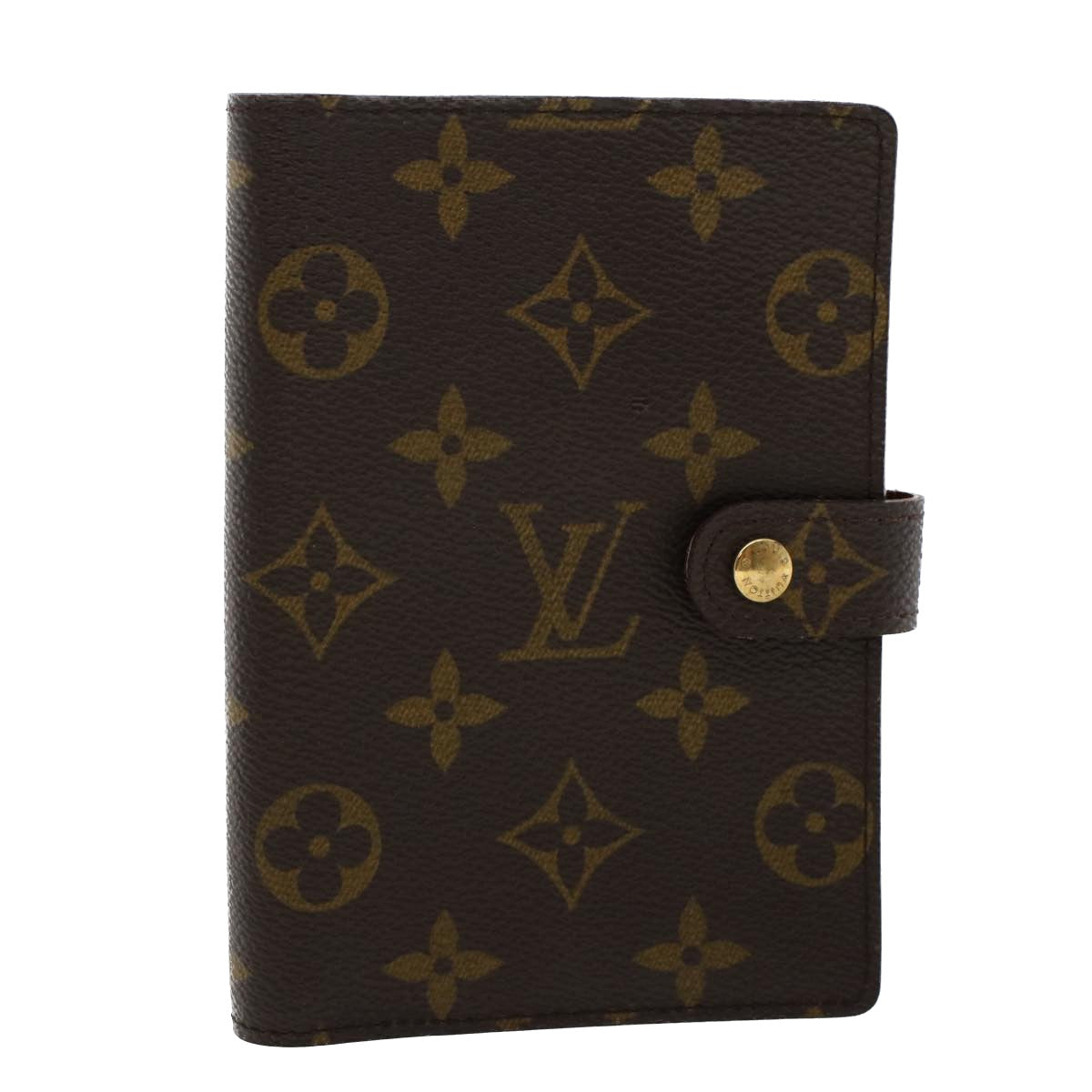 LOUIS VUITTON Monogram Agenda PM Day Planner Cover R20005 LV Auth ar9904B