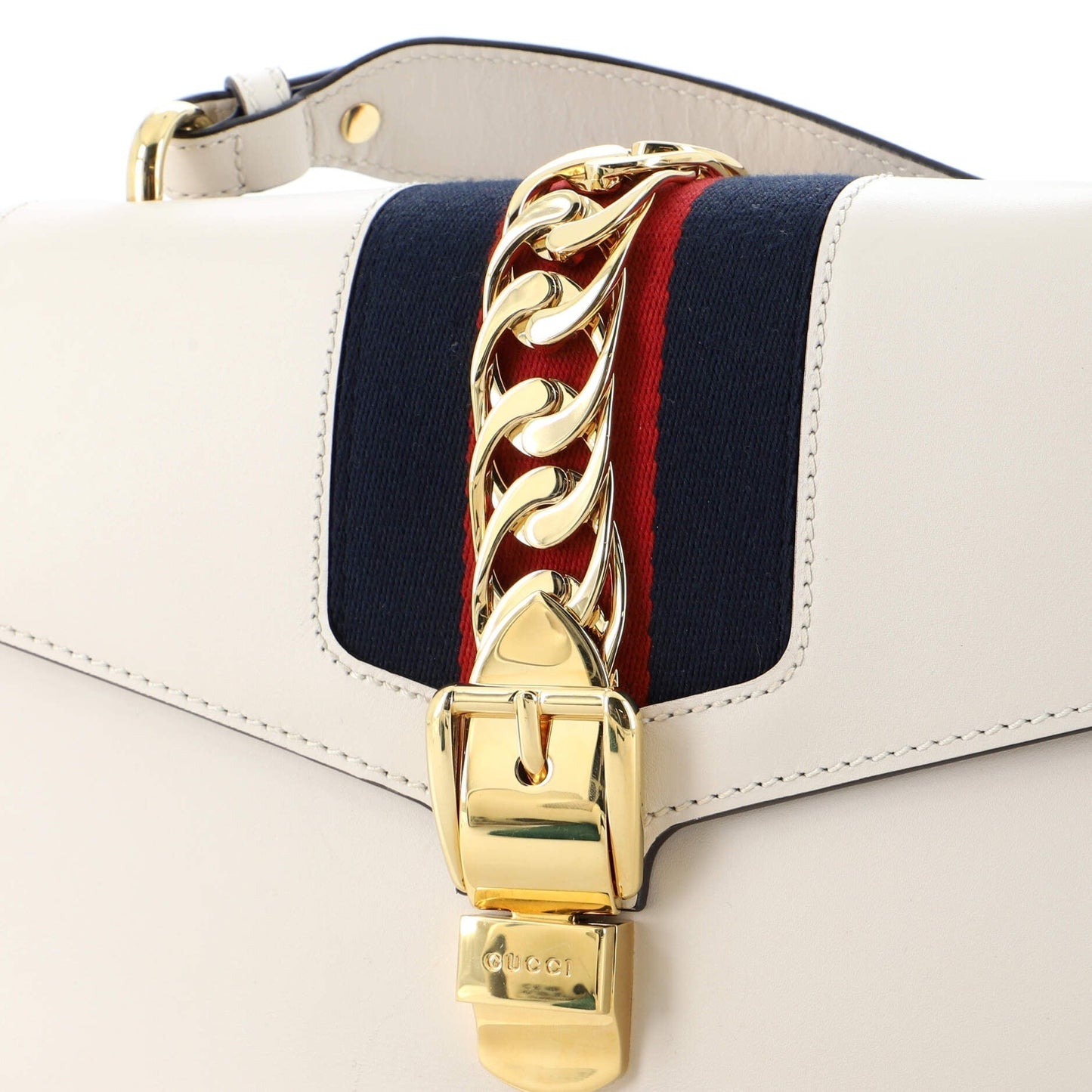 Gucci Sylvie Shoulder Bag Leather Small
