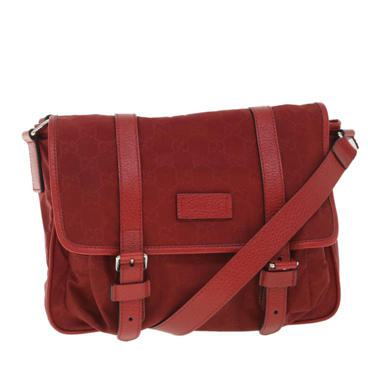Gucci Nylon Canvas Shoulder Bag