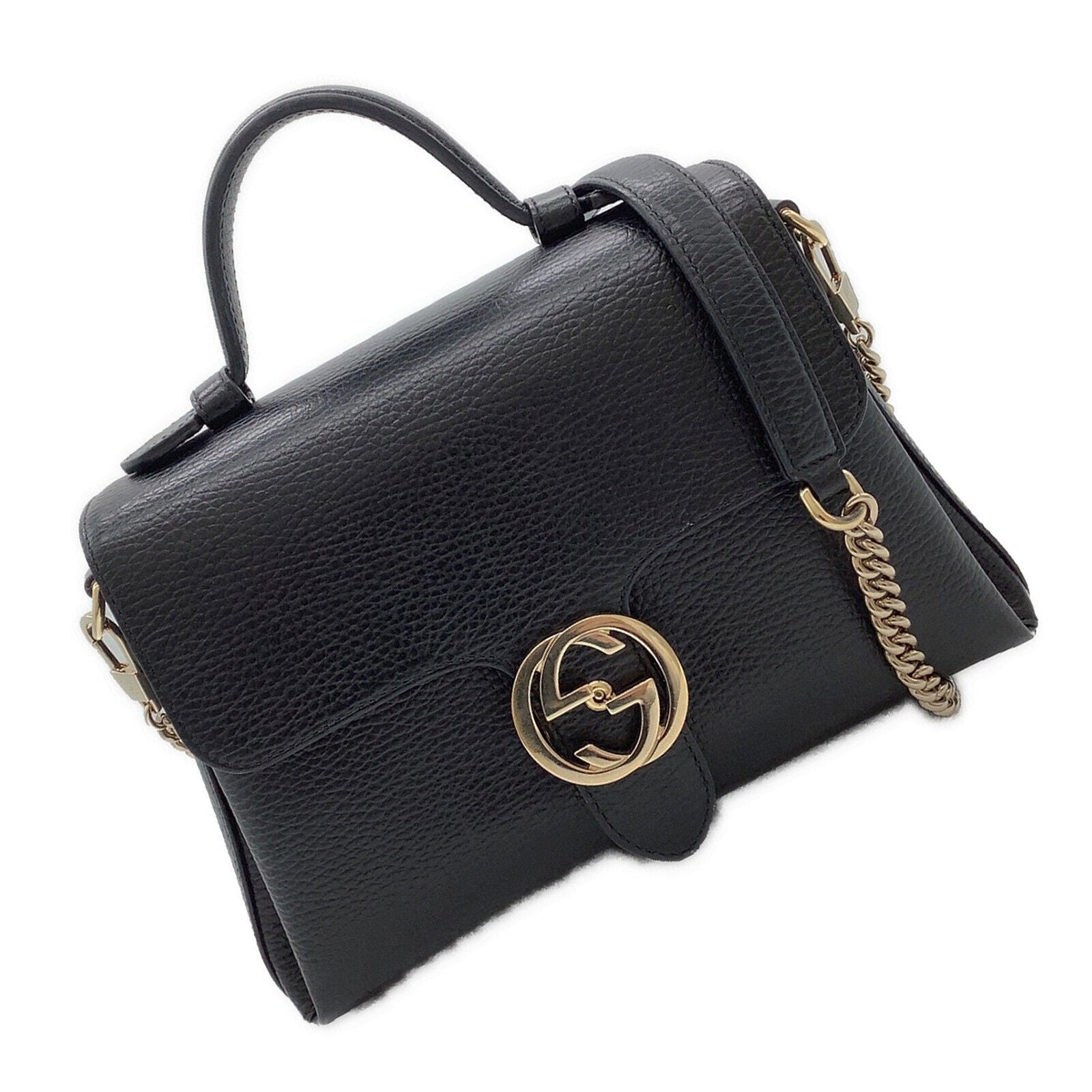 Gucci Chain Leather Crossbody