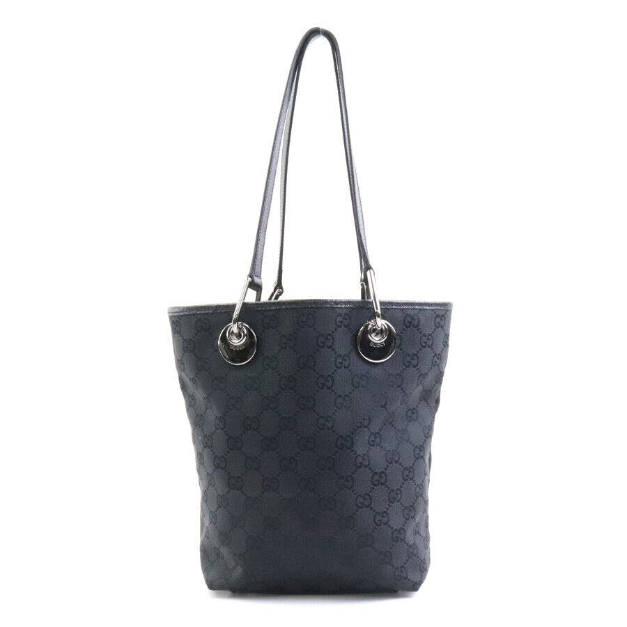 Gucci Monogram Leather Canvas Shoulder Bag
