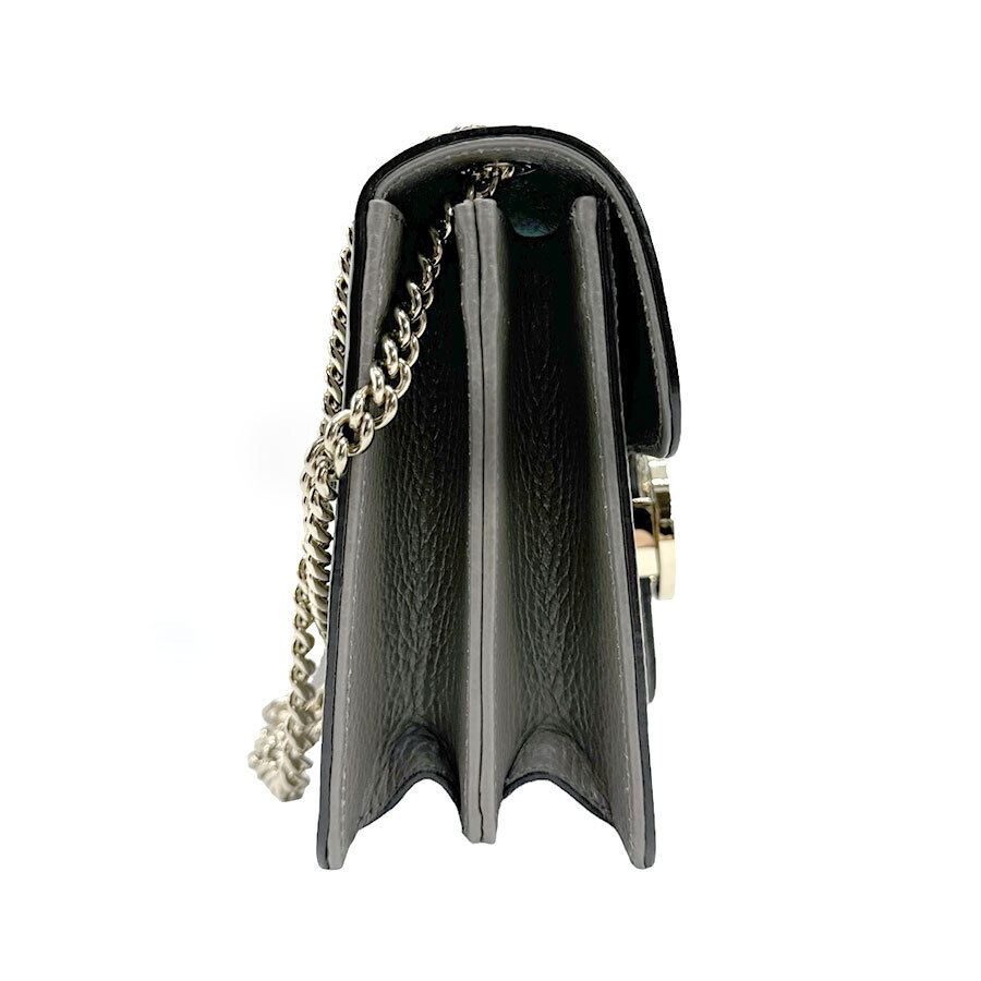 Gucci Chain Leather Shoulder Bag