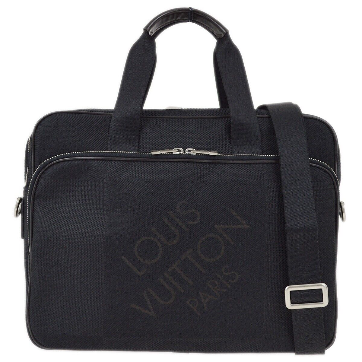 Louis Vuitton Black Damier Geant Associe