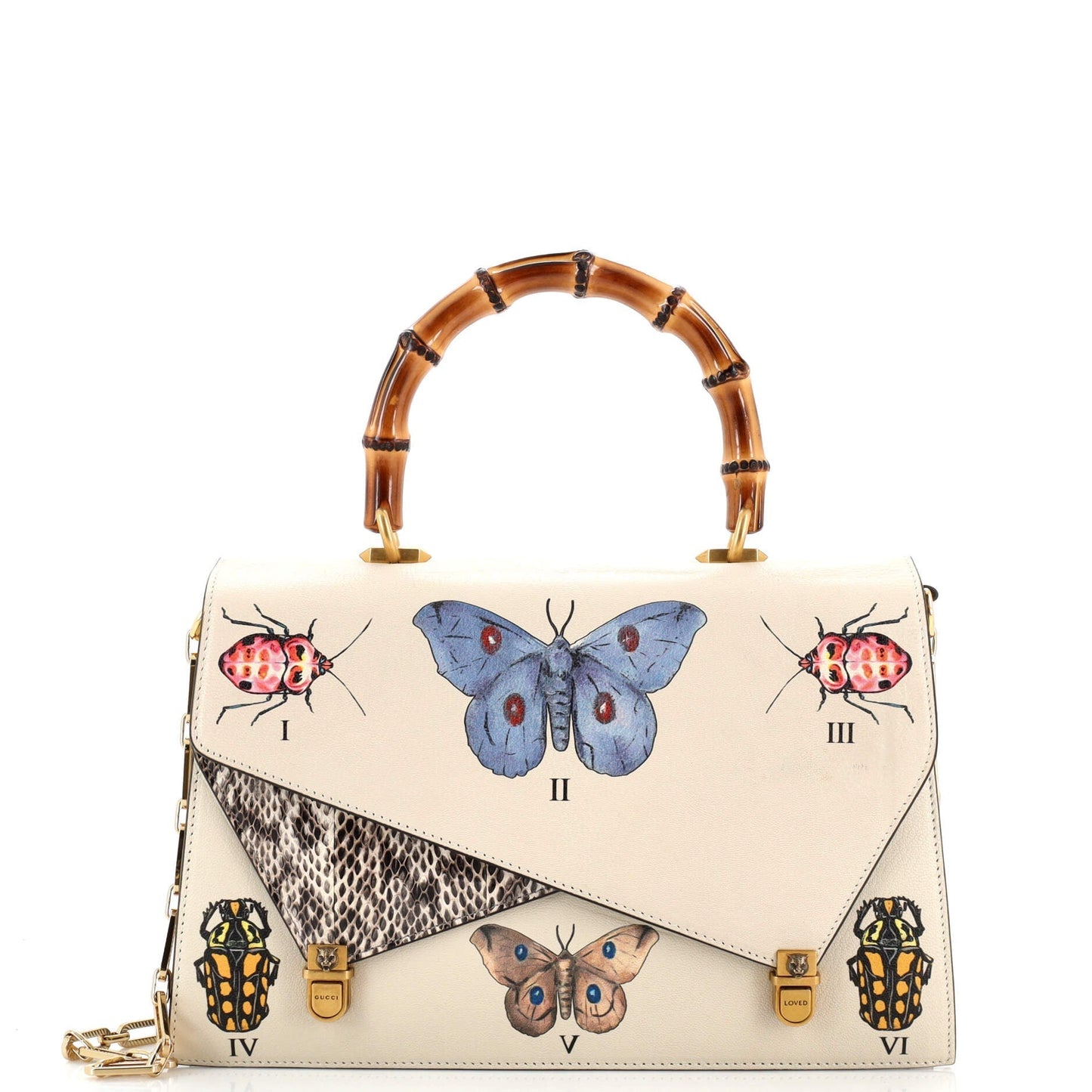 Gucci Leather Top Handle Handbag