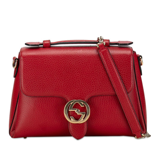 Gucci Leather Top Handle Crossbody