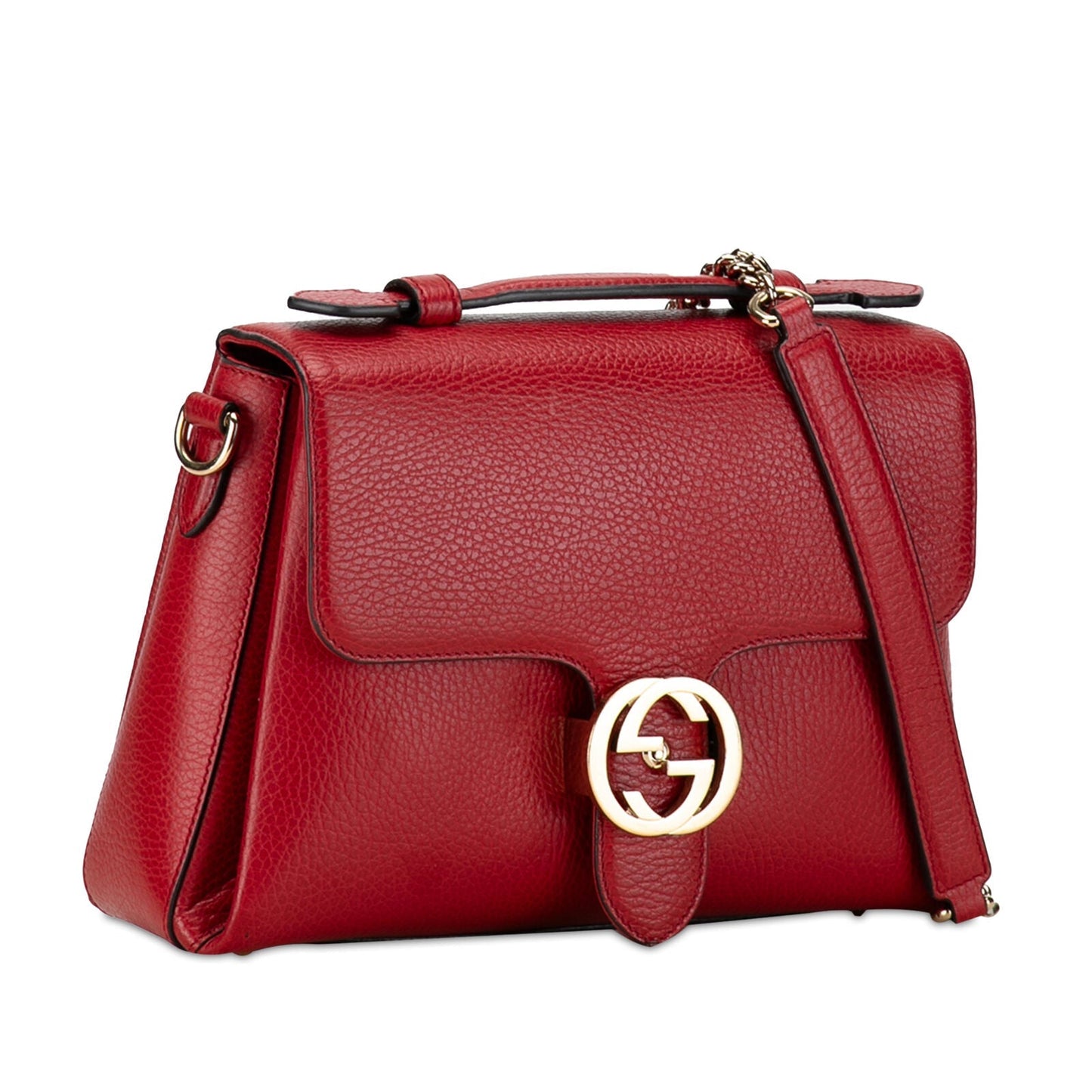 Gucci Leather Top Handle Crossbody