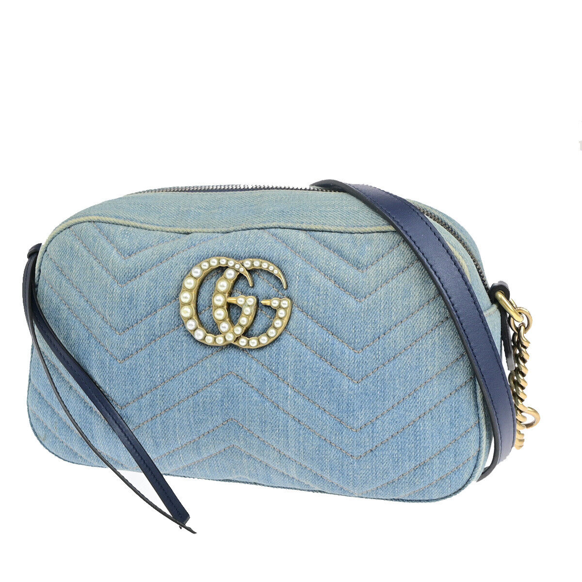 Gucci Chain Leather Crossbody