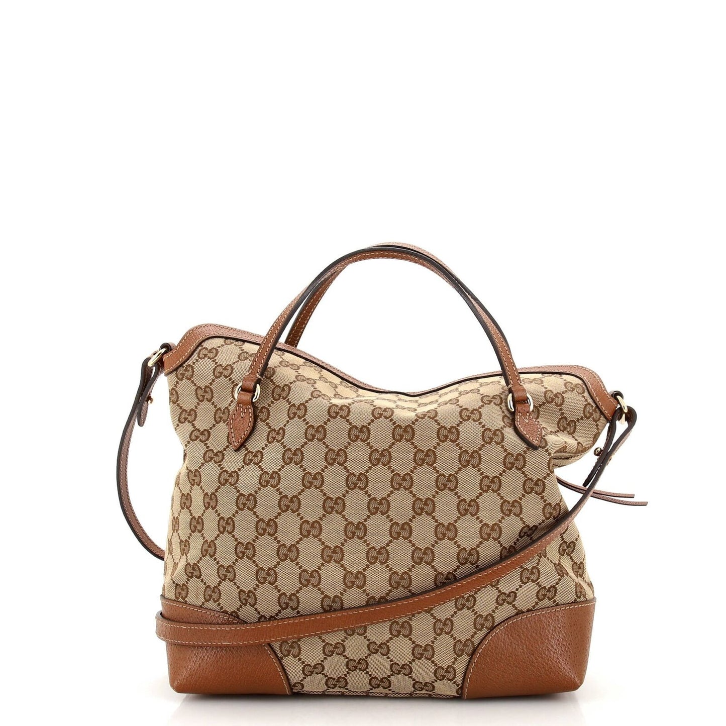Gucci Leather Canvas Tote