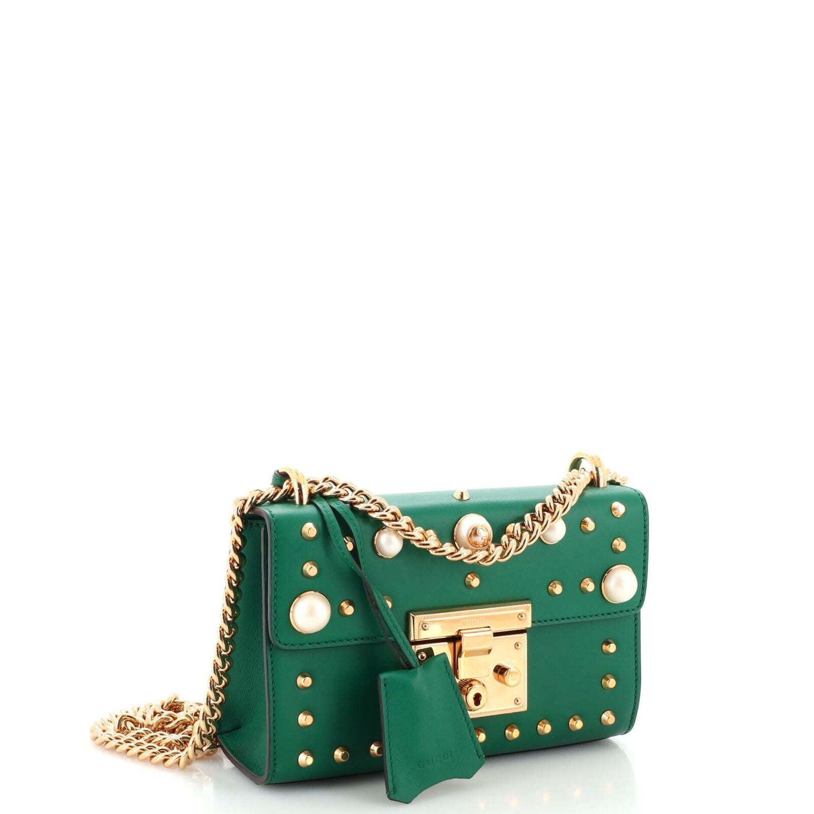 Gucci Twist Leather Shoulder Bag