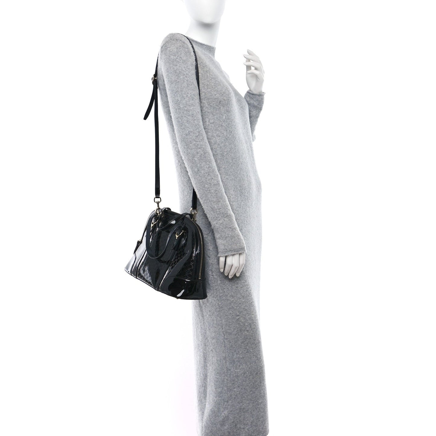 Gucci Leather Top Handle Shoulder Bag