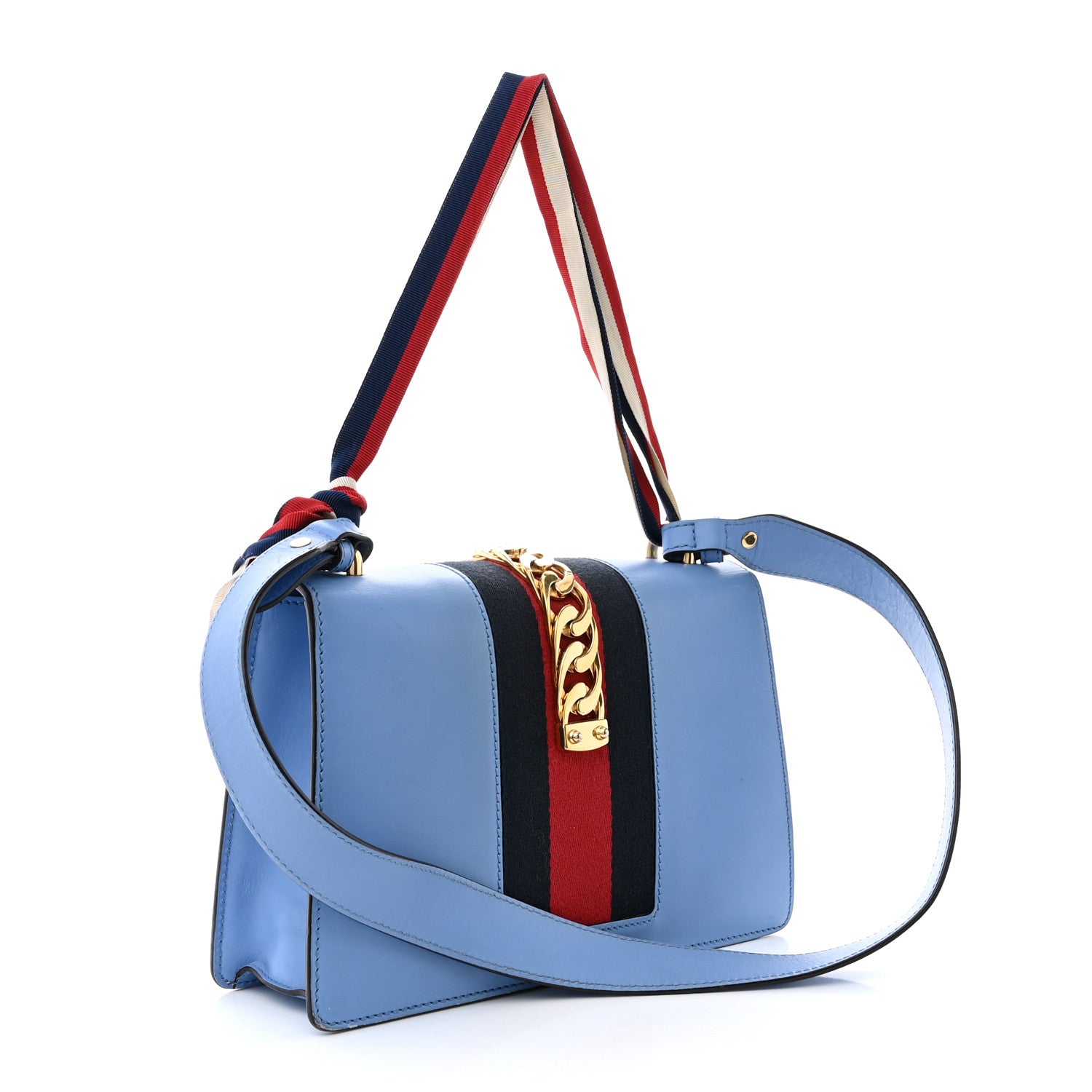 Gucci Chain Leather Shoulder Bag