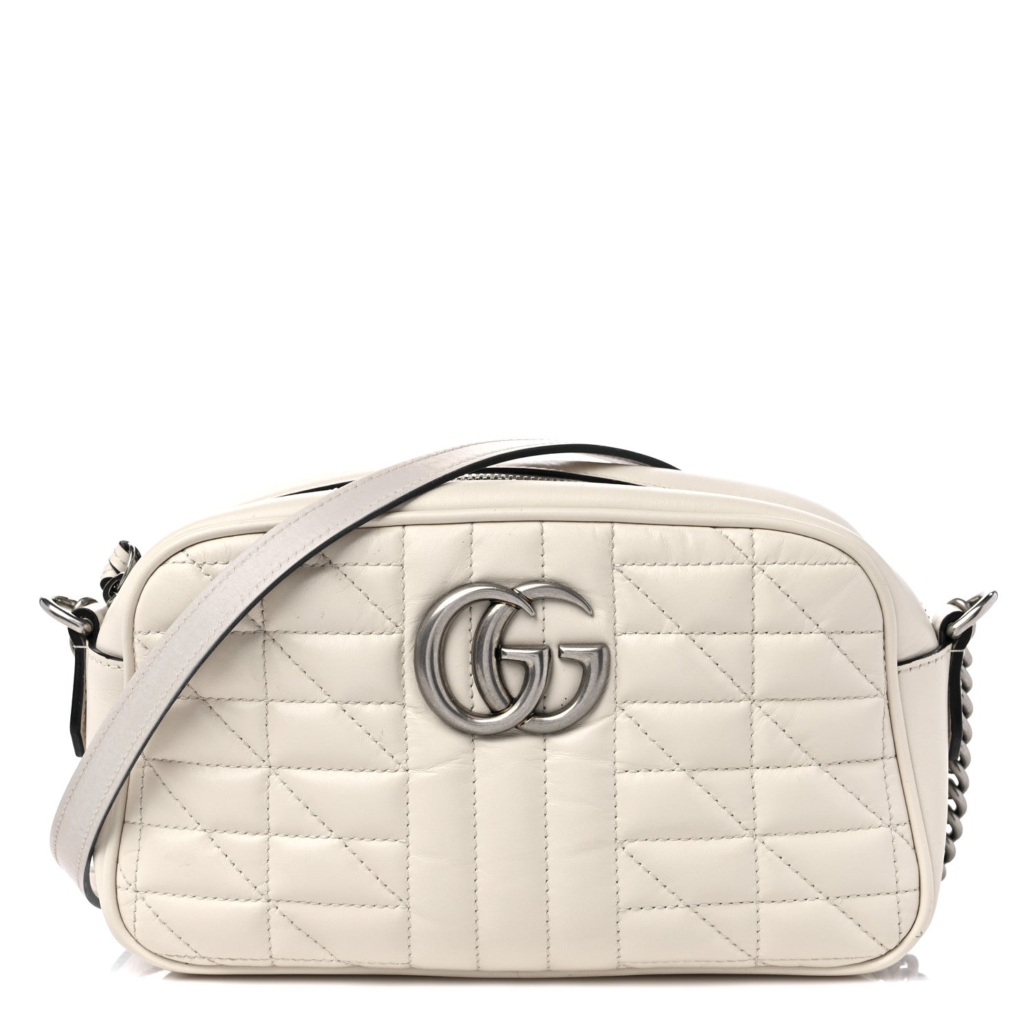 Gucci Twist Chain Leather Shoulder Bag
