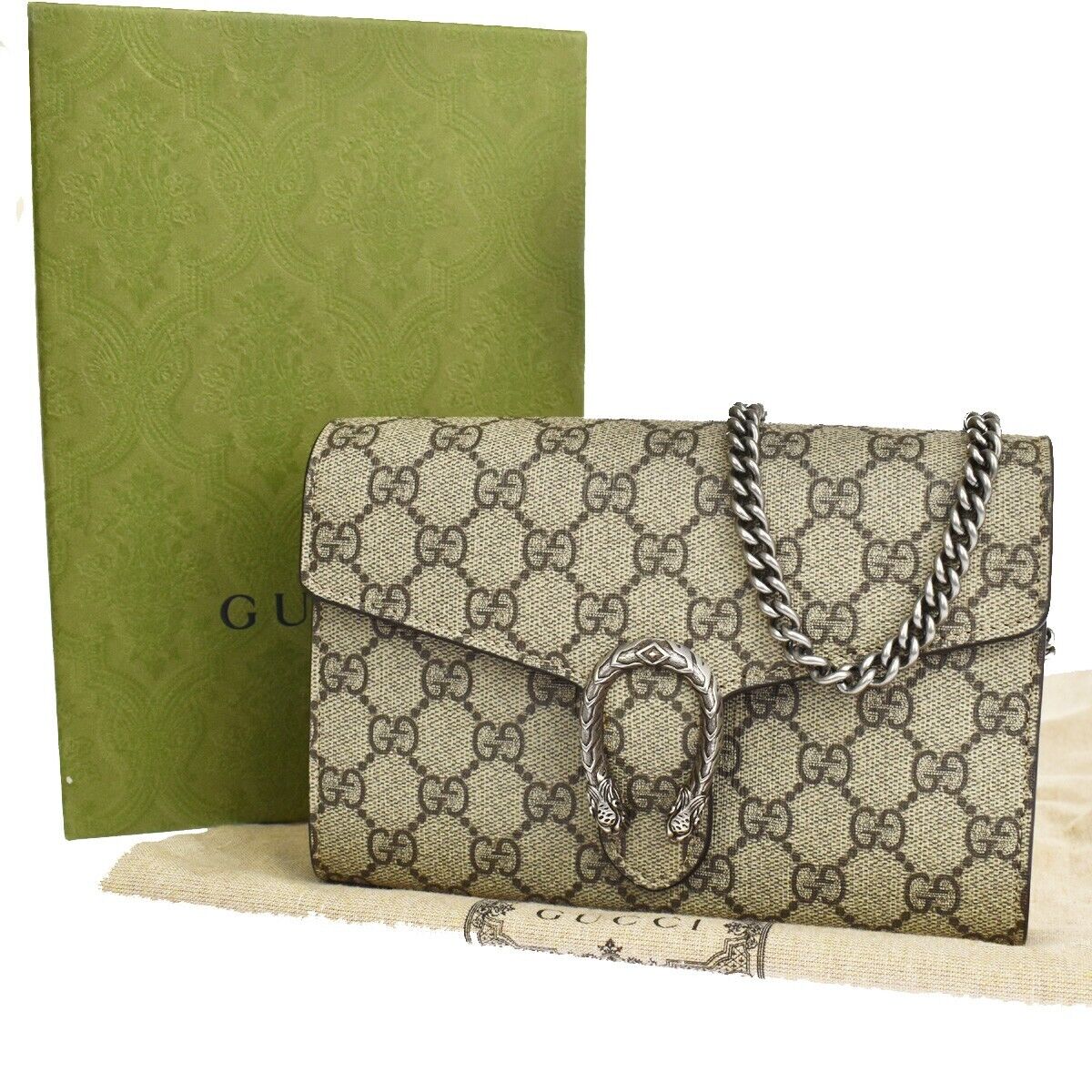 Gucci Chain Leather Shoulder Bag