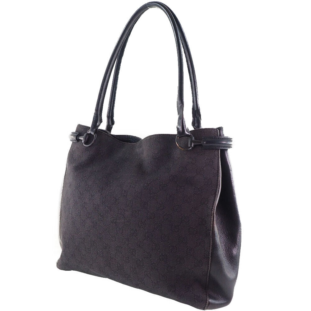 Gucci Leather Canvas Tote