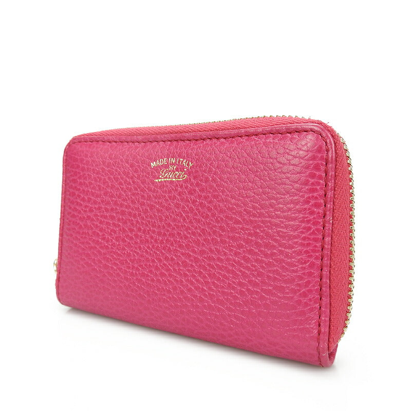 GUCCI Coin case 368877 leather pink Women