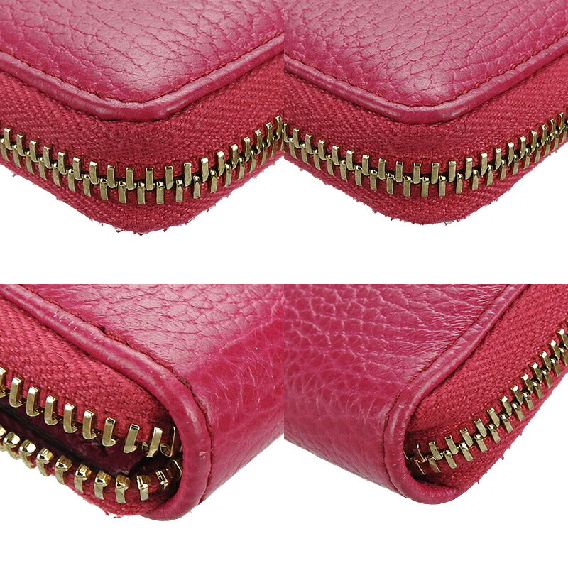 GUCCI Coin case 368877 leather pink Women