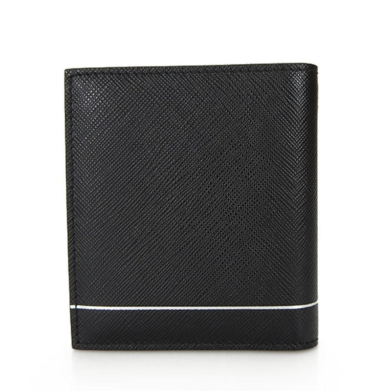 PRADA Card Case 2MO004 leather black mens(Unisex)