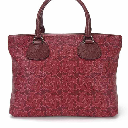CELINE Handbag PVC, Leather pink Women