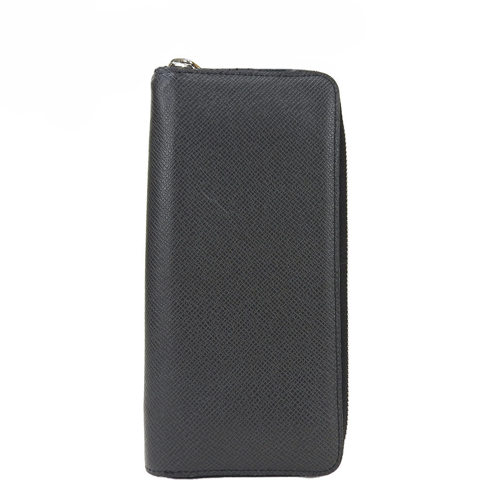 LOUIS VUITTON Long Wallet Purse M32822 Taiga black Zippy Wallet Vertical