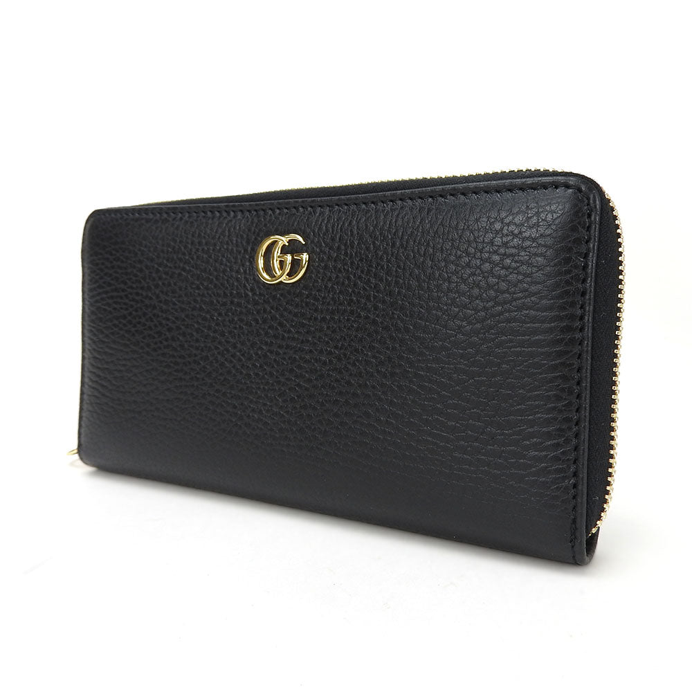 GUCCI GG Marmont Leather Zip Wallet 456117