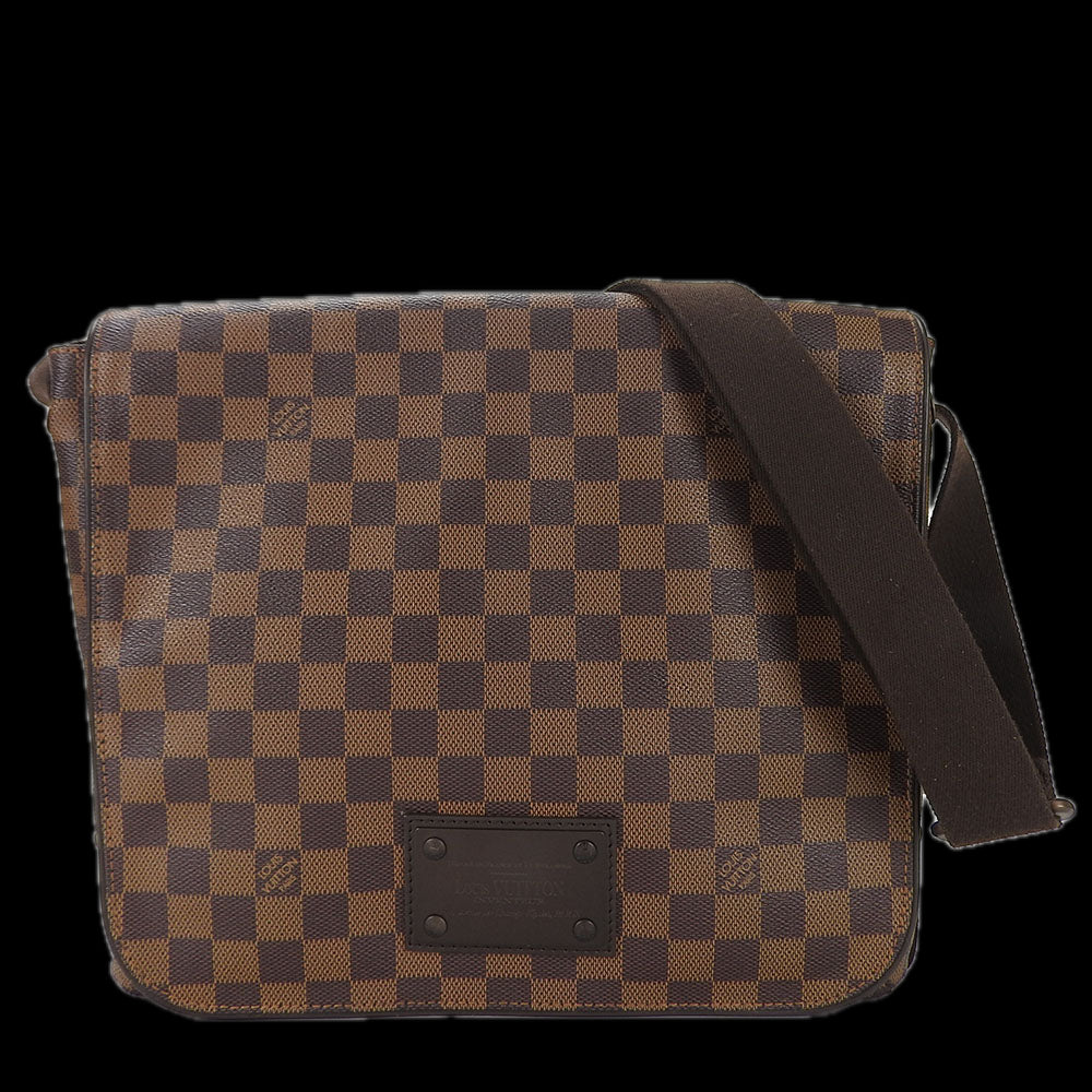 LOUIS VUITTON Shoulder Bag N51211 Damier Brown Brooklyn MM