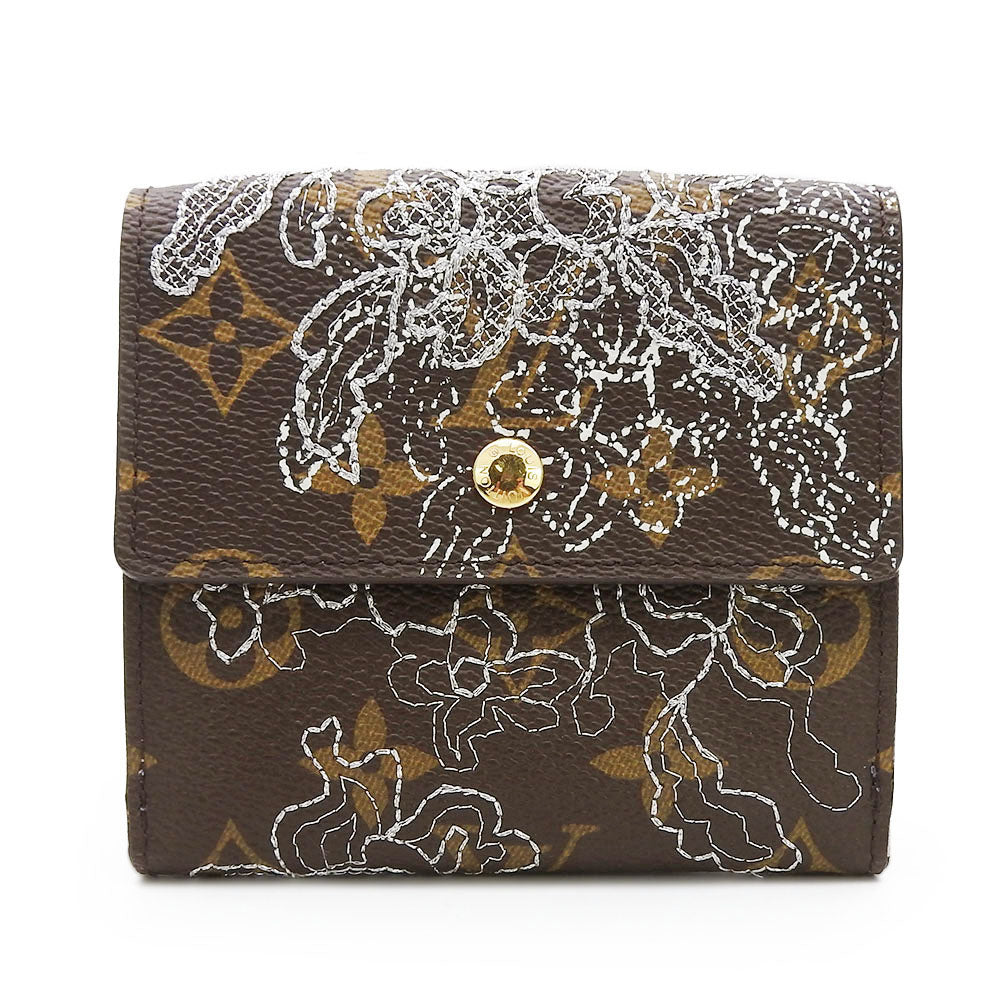 LOUIS VUITTON Tri-fold wallet M95396 Monogram d'Anthel Argent Porto Monnaie BiCartes Credit Women