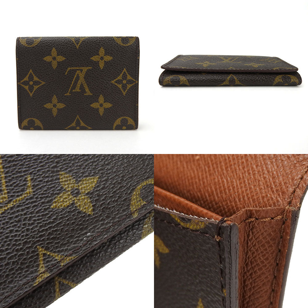 LOUIS VUITTON Card Case M62920 Monogram Brown Annevelt Cult de Visit mens(Unisex)