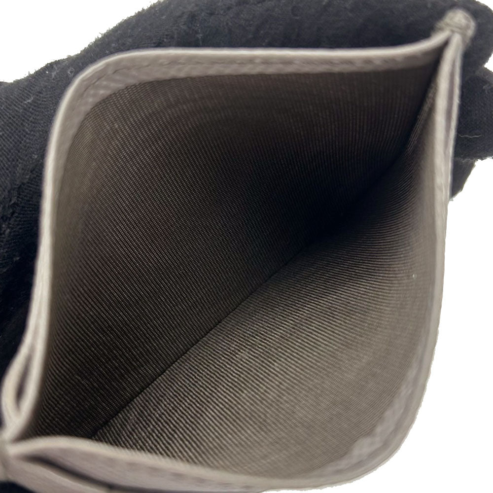PRADA Card Case 1MC208 leather gray Safiano Women(Unisex)