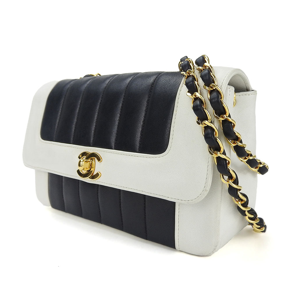 Chanel Mademoiselle Lambskin Shoulder Bag Classic Flap