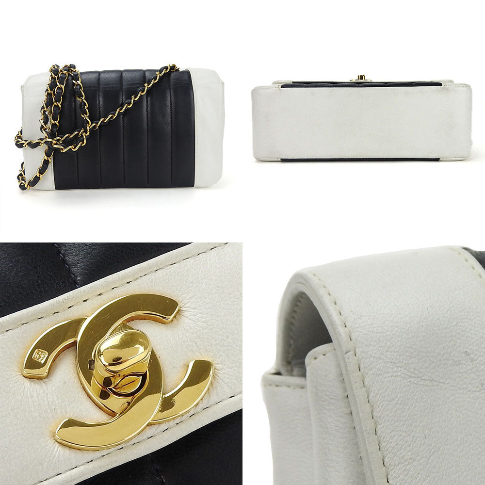 Chanel Mademoiselle Lambskin Shoulder Bag Classic Flap