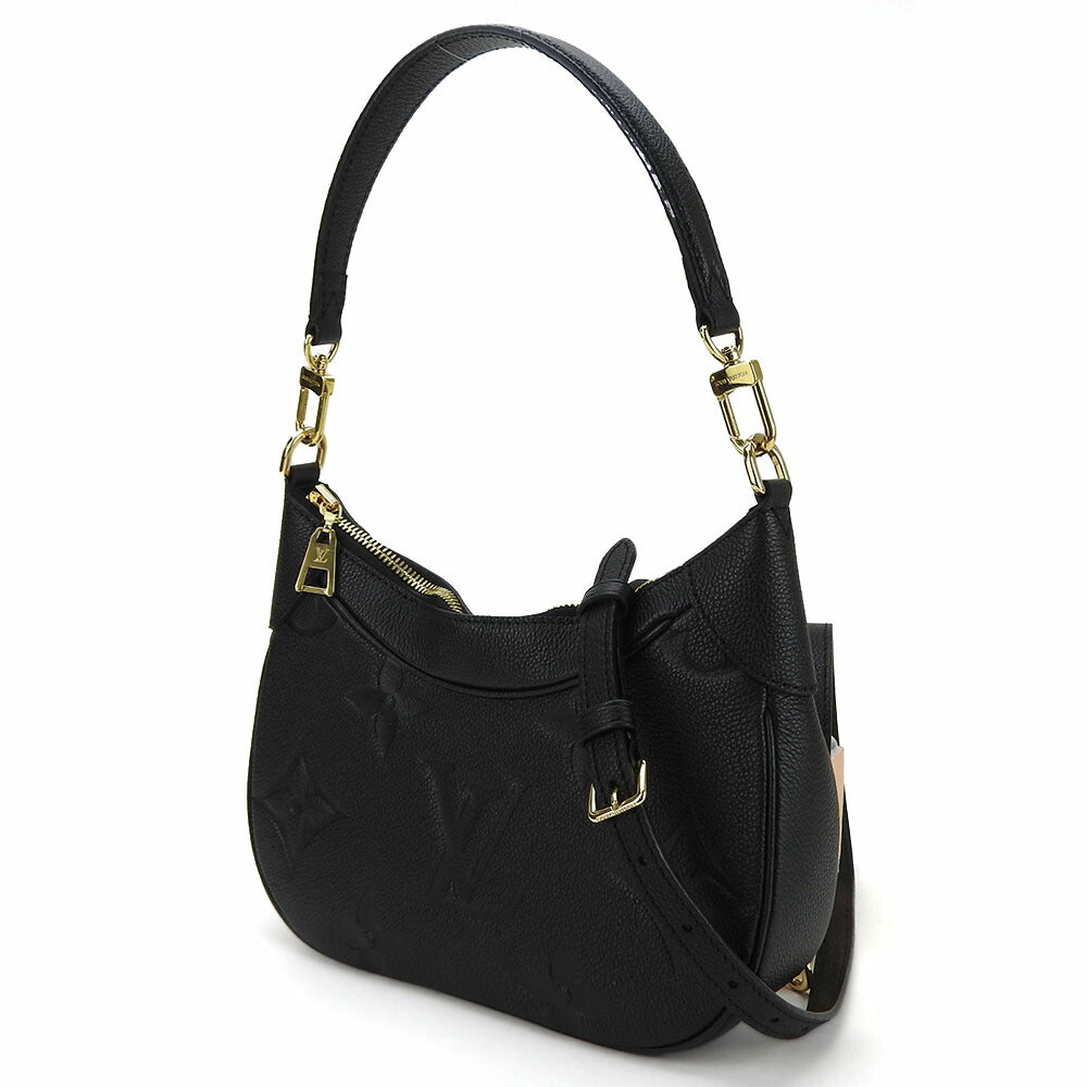 LOUIS VUITTON Shoulder Bag M46002 Monogram Ann Platt Noir Bagatelle NM