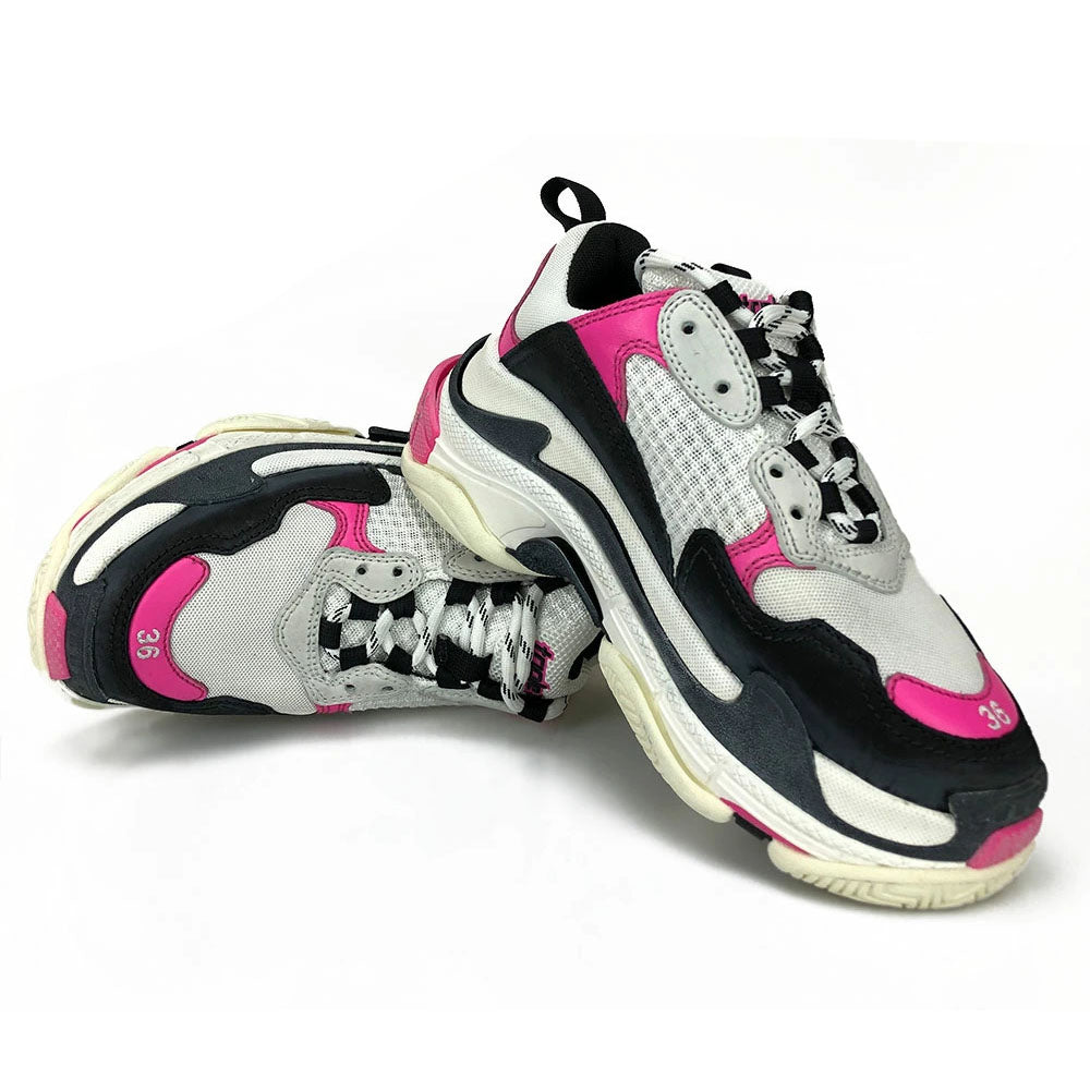 BALENCIAGA sneakers 48% polyurethane x 52% polyester multicolor TRIPLES Women 36