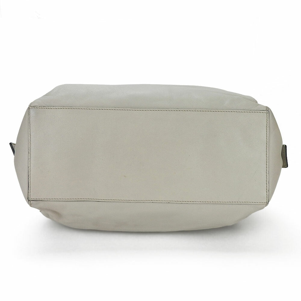 CELINE Handbag 166393FTS.08GC leather gray Marine Women
