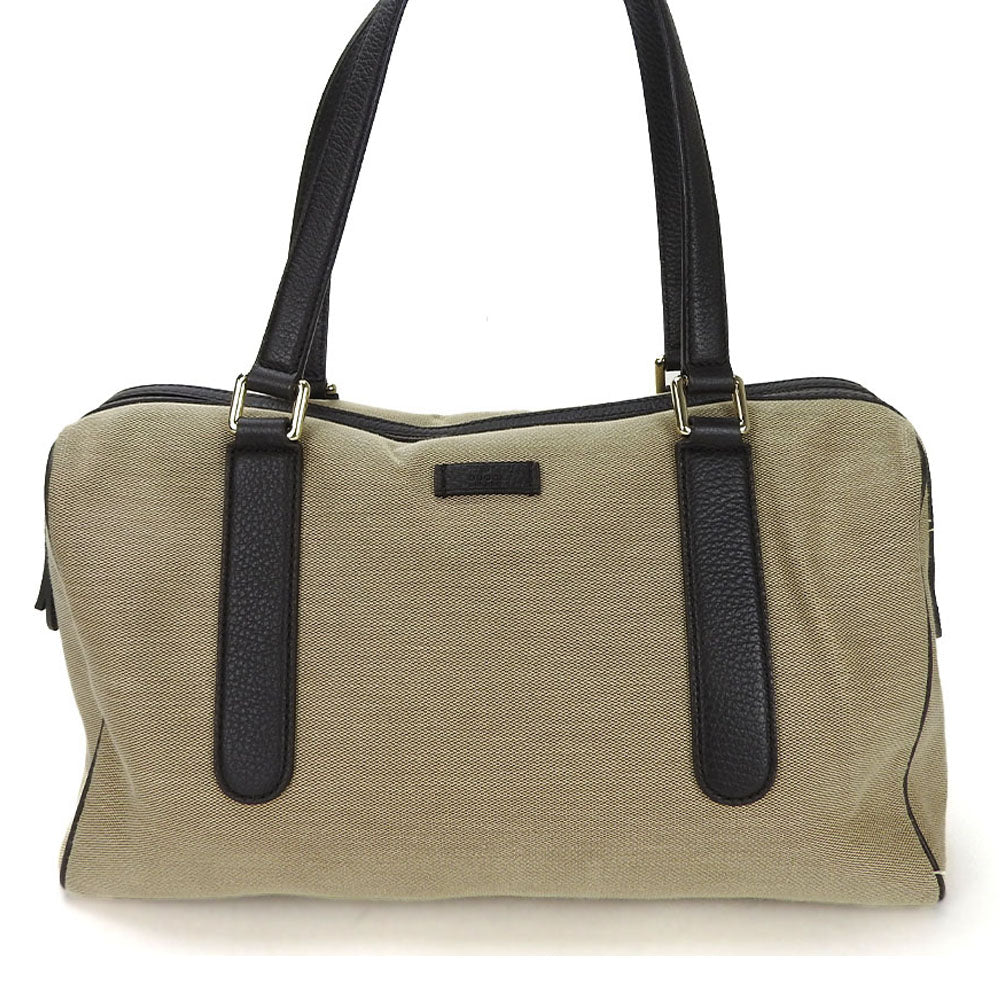 GUCCI Boston Duffel bag 257288 canvas beige