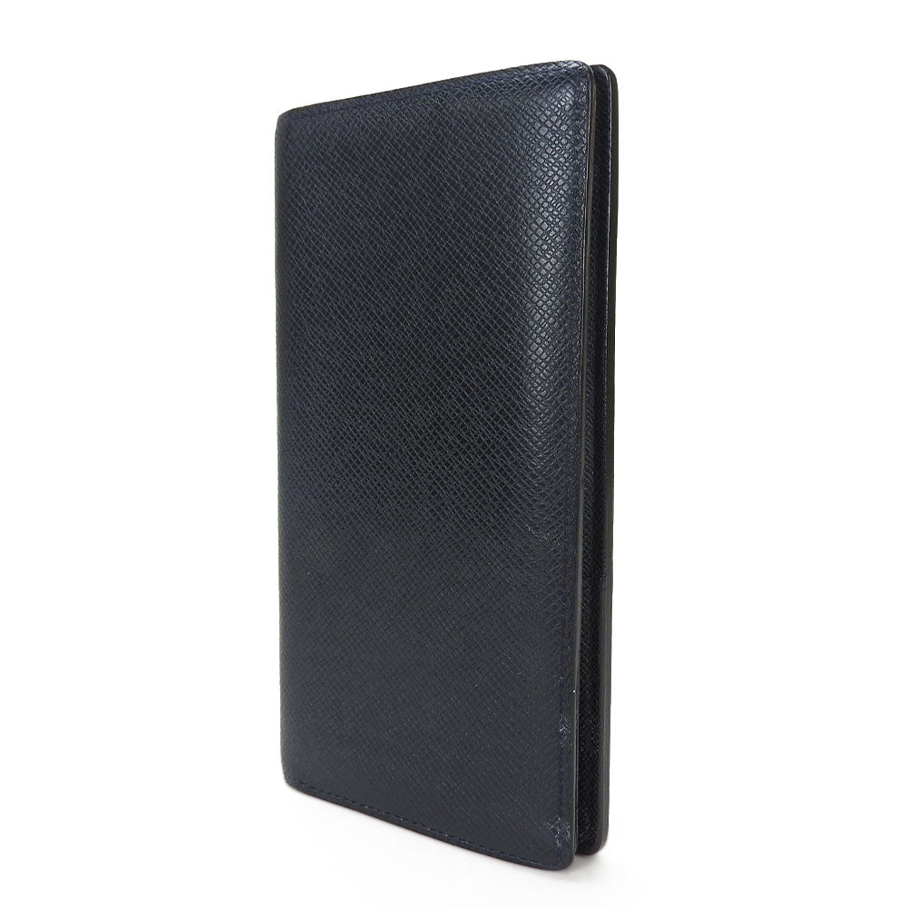 LOUIS VUITTON Long Wallet Purse Taiga Dark navy Portefeuille Blaza mens