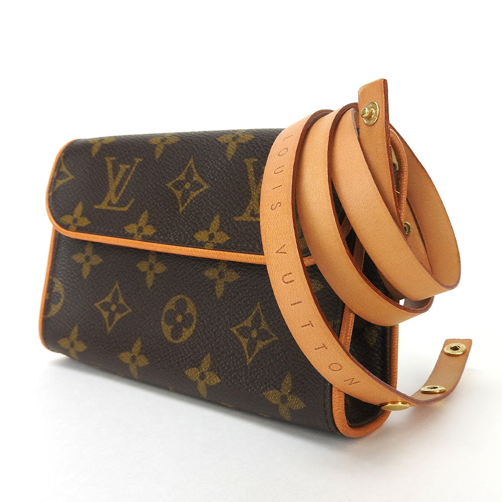 LOUIS VUITTON Waist bag M51855 Monogram Brown Pochette Florentine Women XS
