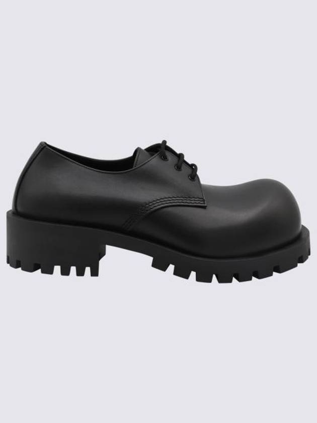 Luxury Balenciaga Trending 2026 Hummer Lace-Up Derby Black